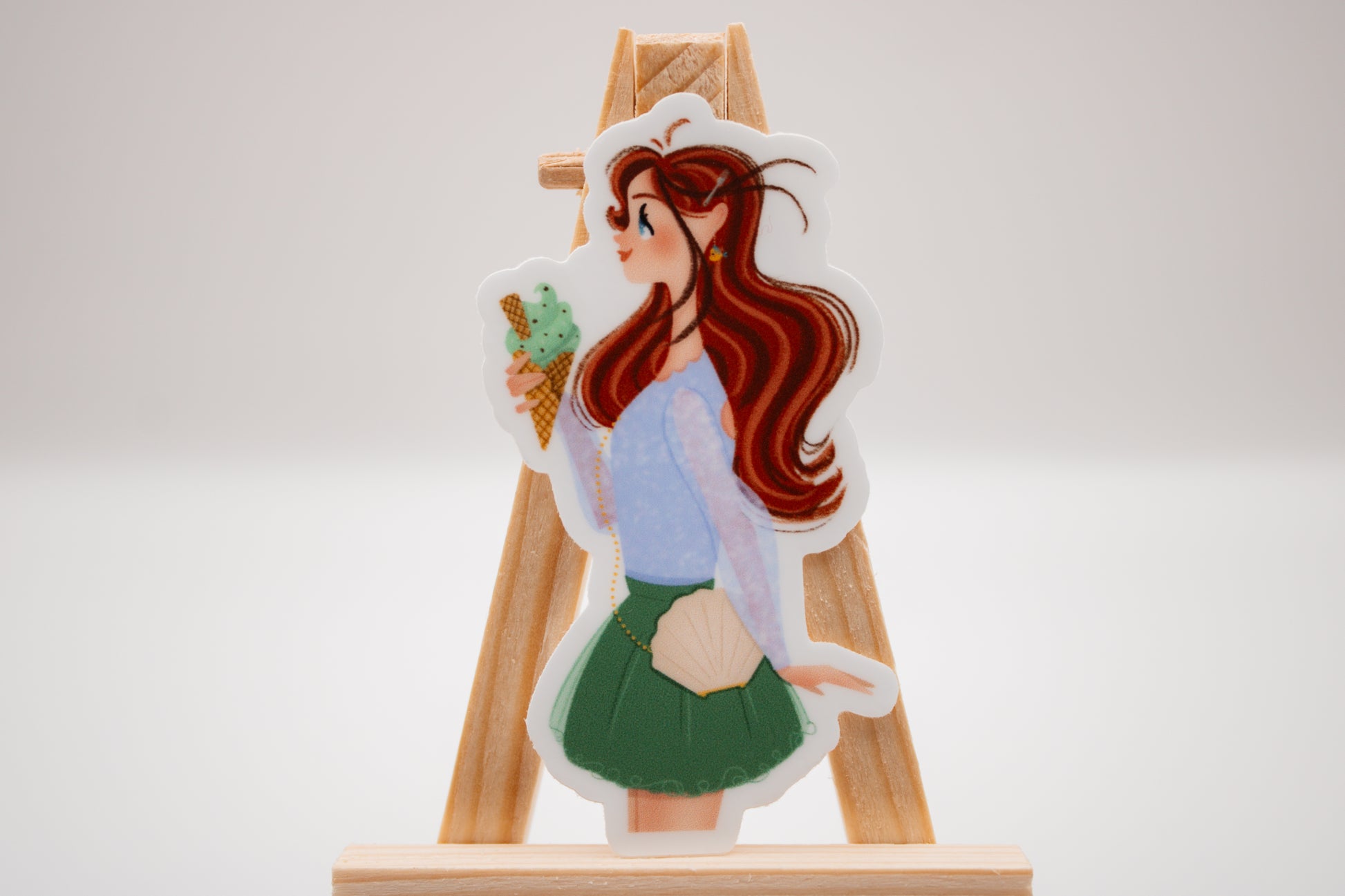 Princess Ariel sticker and Disney princess decal from our Princess-at-the-Park collection.