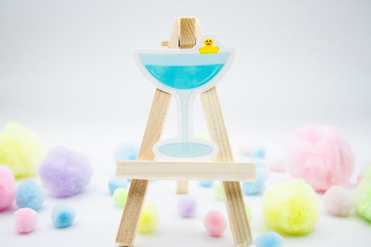 Duck Duck Razz Cocktail Sticker