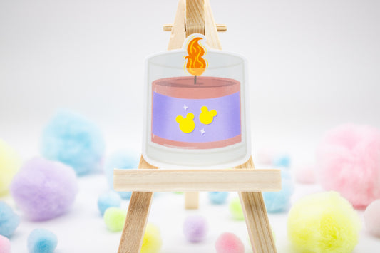 Mickey Candle Sticker