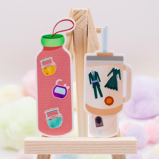 Disney Water Bottle Sticker Set of 2