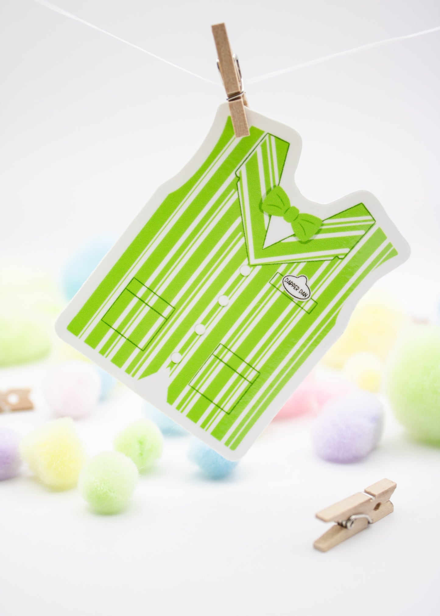 Green Dapper Dan Sticker