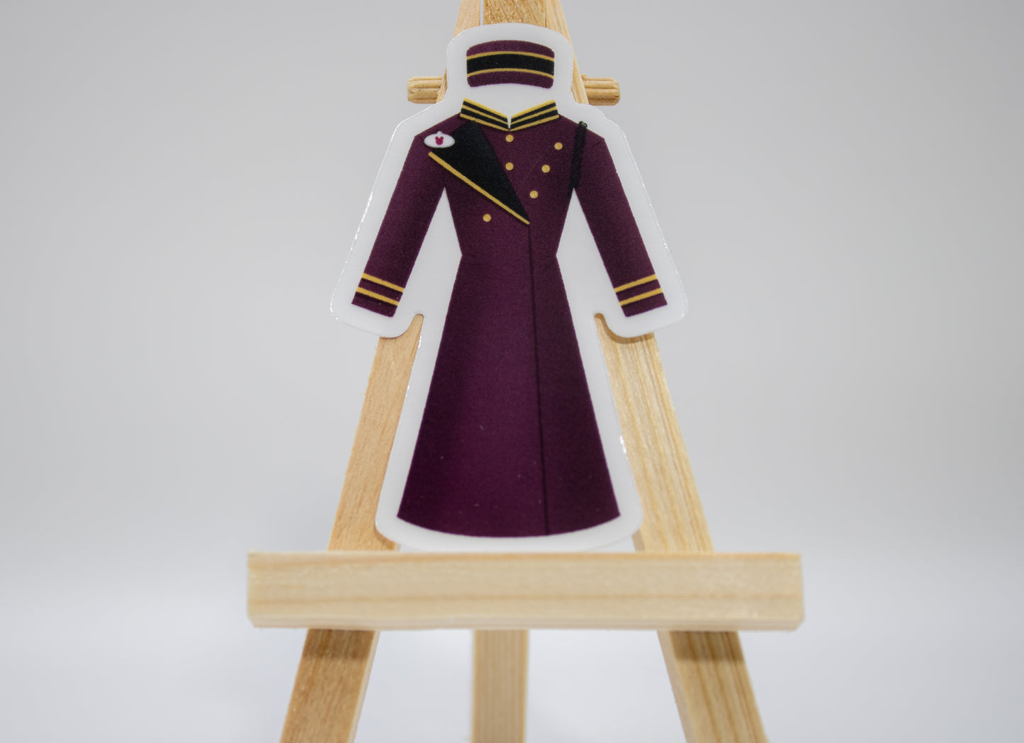 Tower of Terror Cast Member Sticker — Long Coat