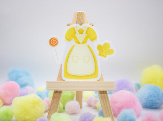 Main Street Confectionery Cast Member Sticker