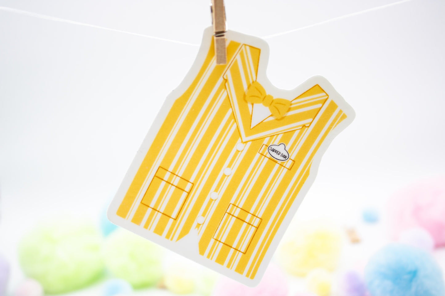 Orange Dapper Dan Sticker