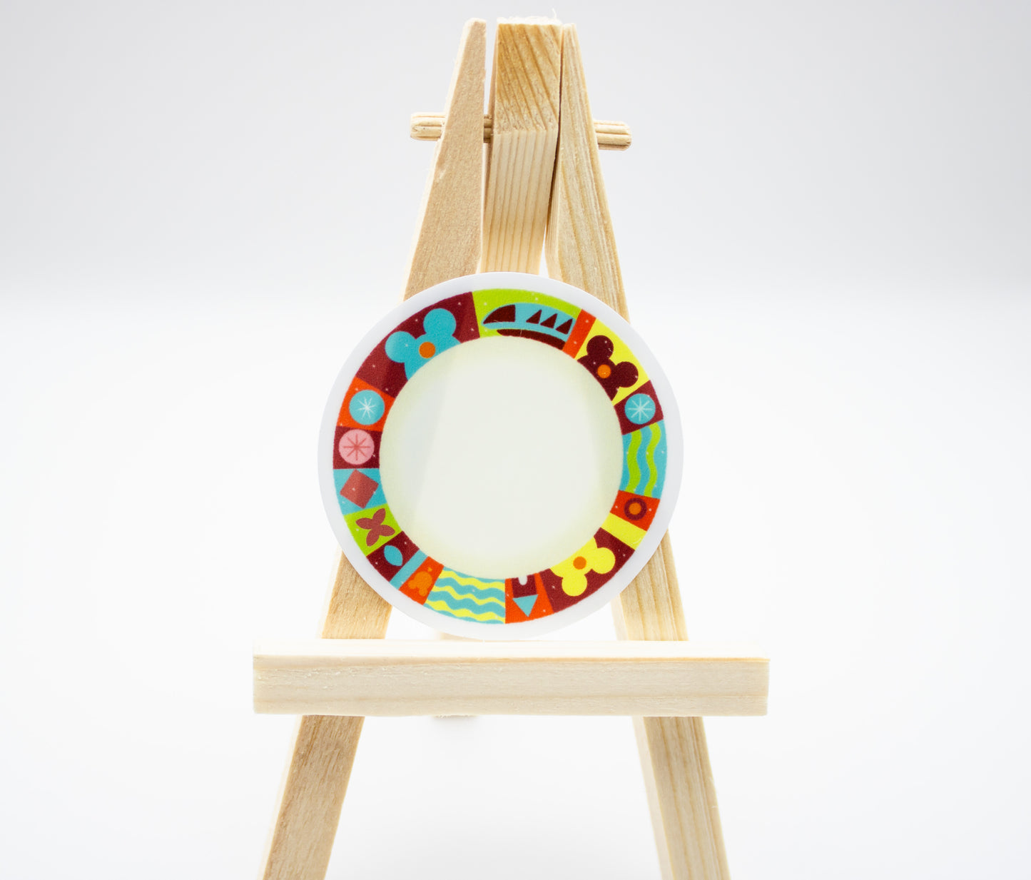 Disney Parks Paper Plate Sticker