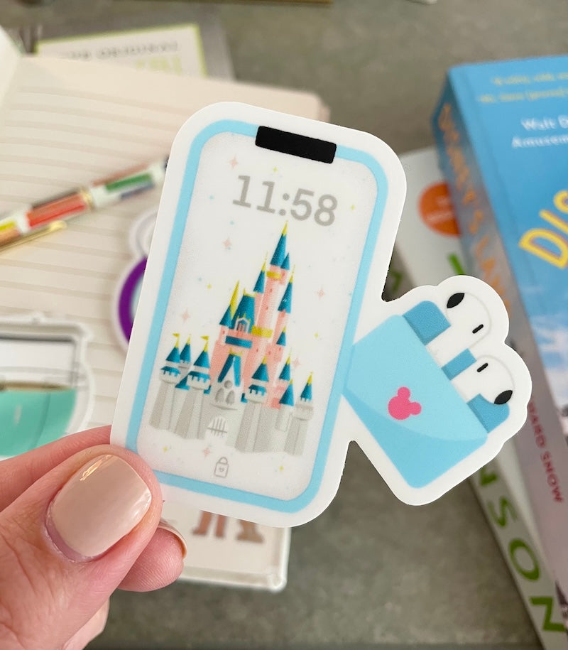 Disney Phone and AirPods Sticker
