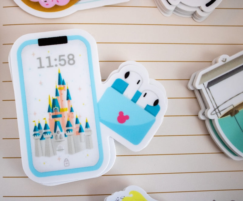 Disney Phone and AirPods Sticker