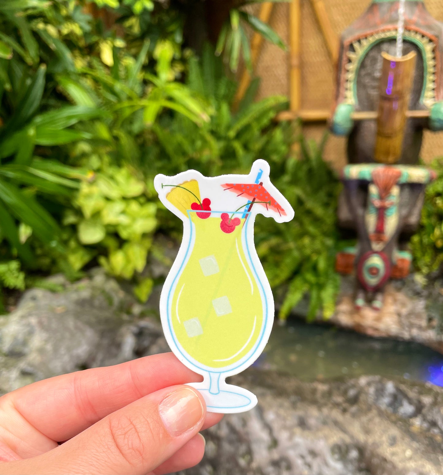 Mickey Pina Colada Sticker