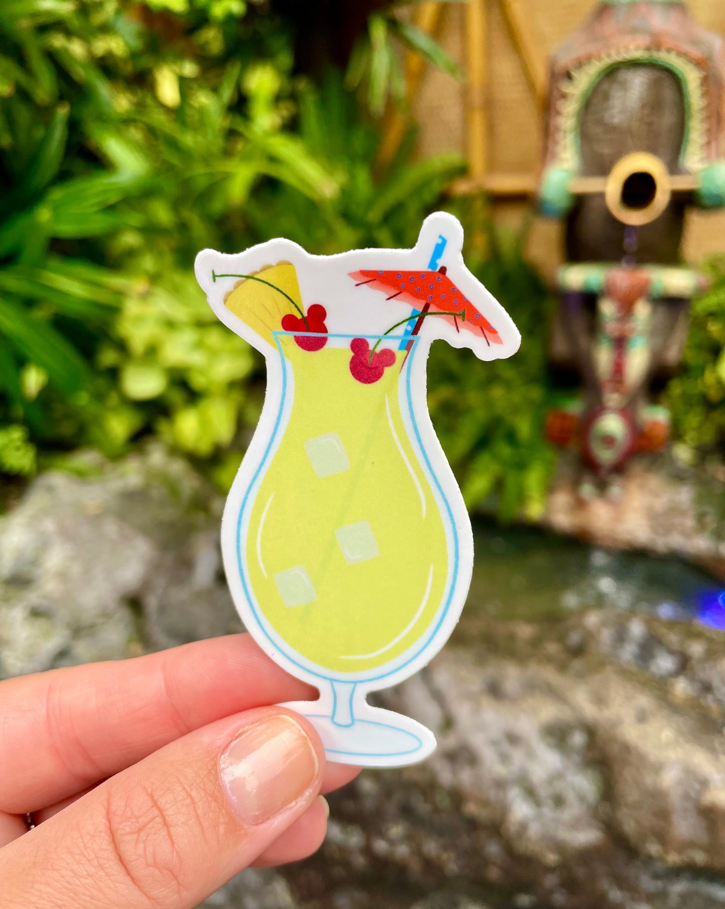 Mickey Pina Colada Sticker