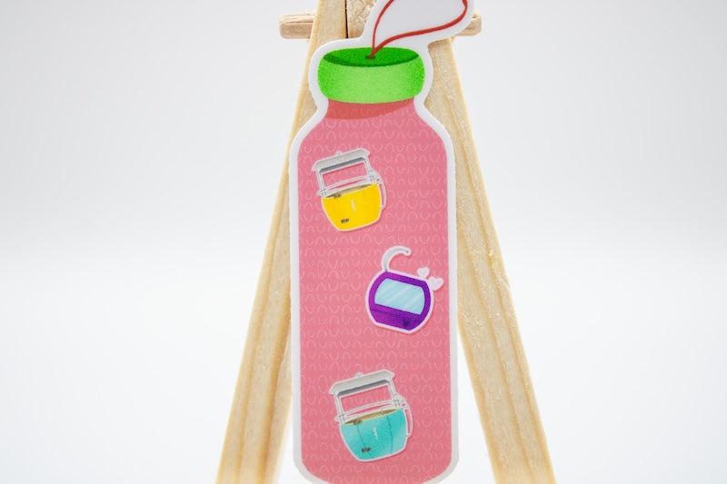 Pink Disney Water Bottle Sticker