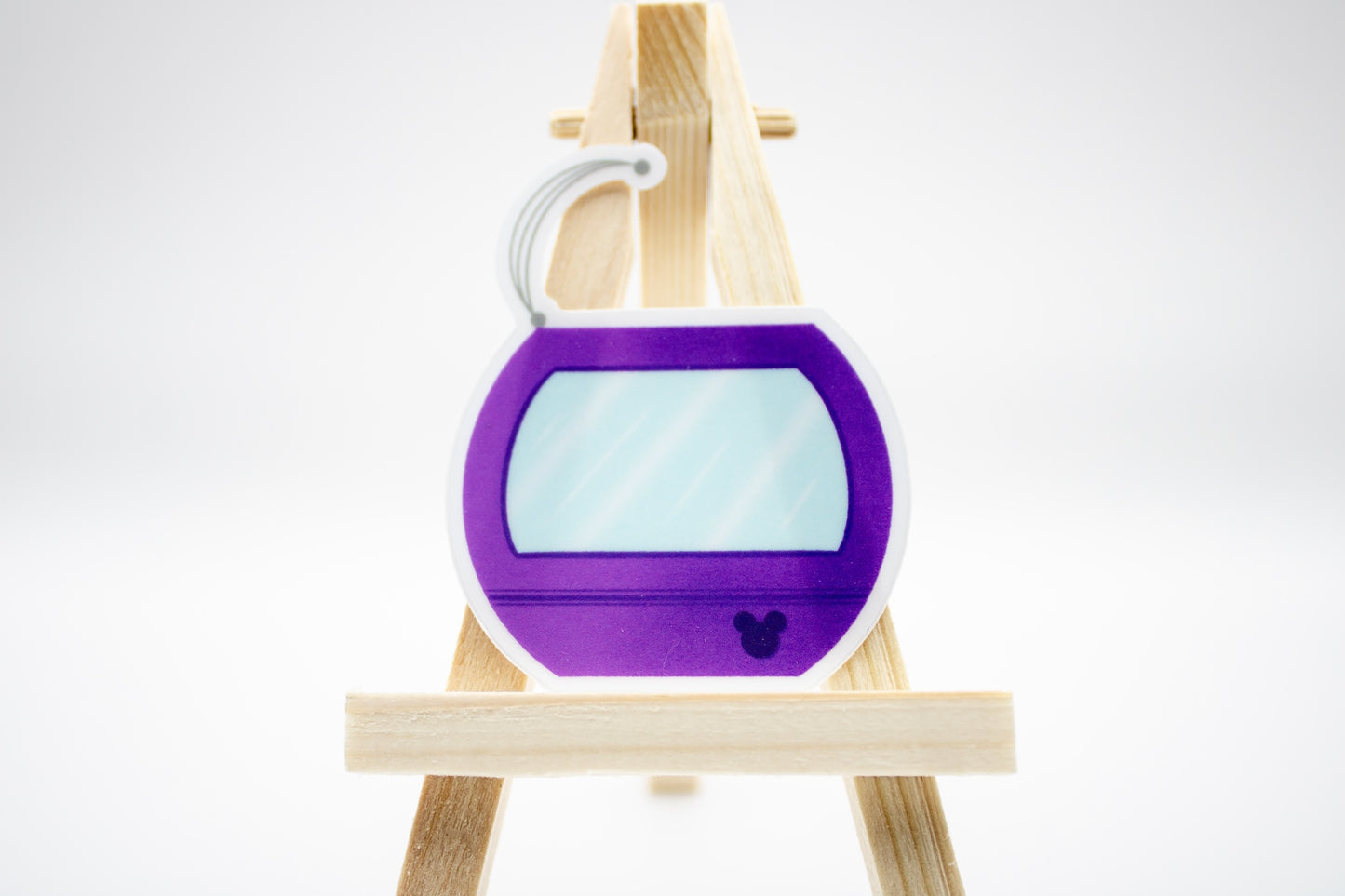 Purple Disney Skyliner Sticker