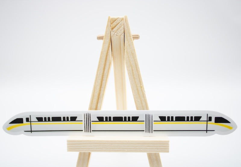 Yellow Disney Monorail Sticker