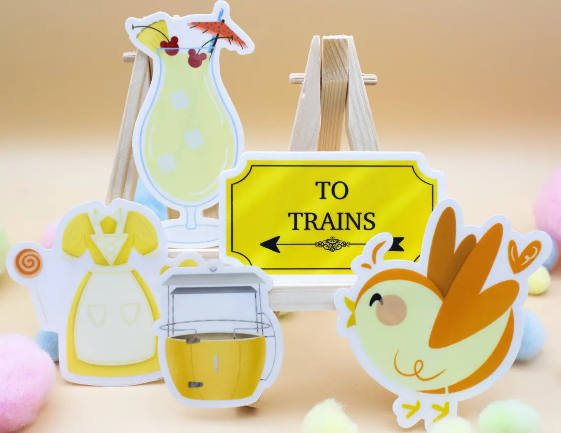 Runaway Railway Chuuby Bird Sticker