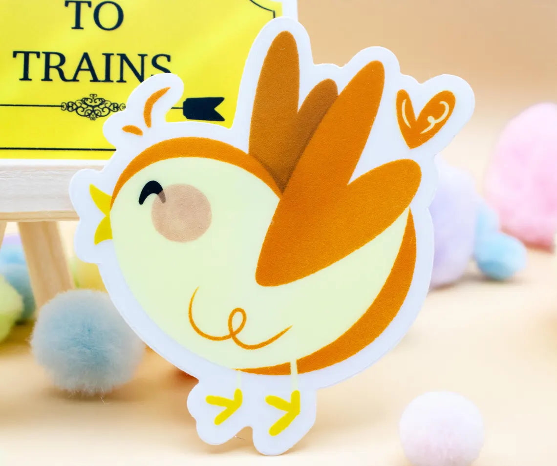 Runaway Railway Chuuby Bird Sticker