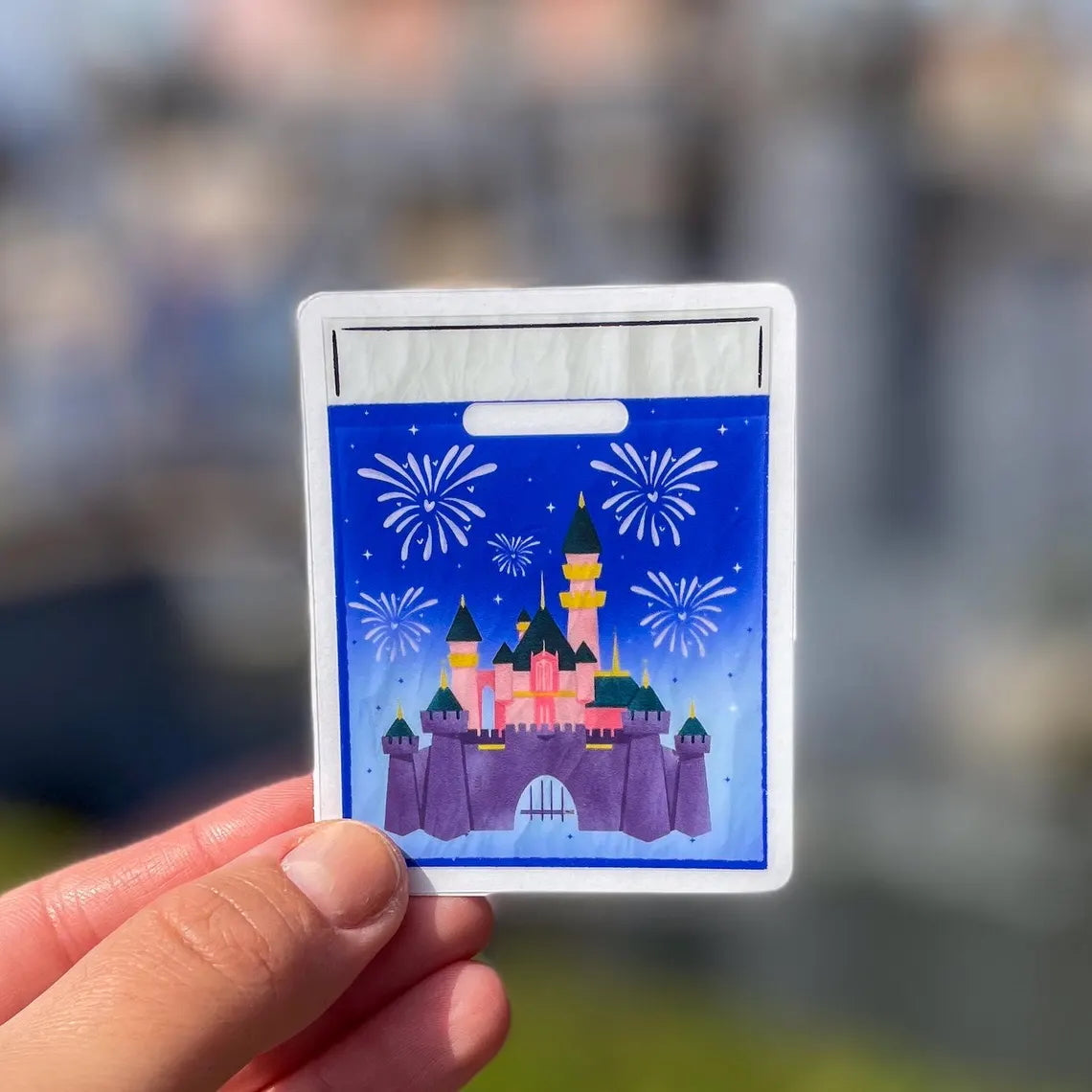 Disney Shopping Bag Sticker