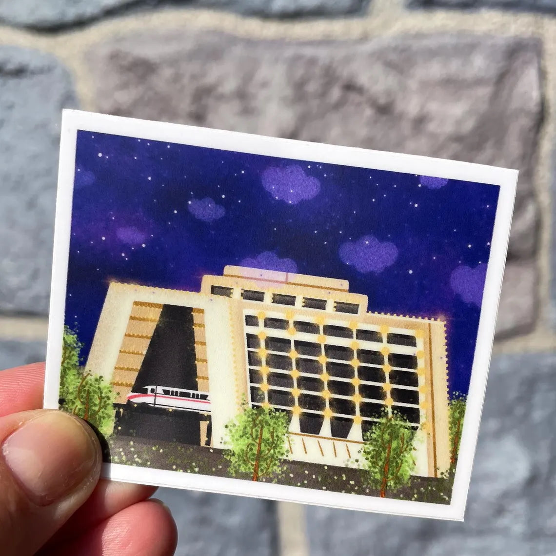 Contemporary Resort Sticker