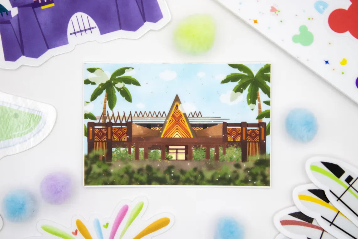 Polynesian Resort Sticker