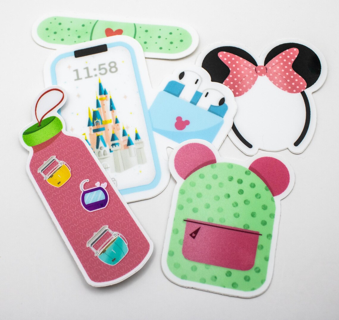Disney Park Bag Sticker Bundle