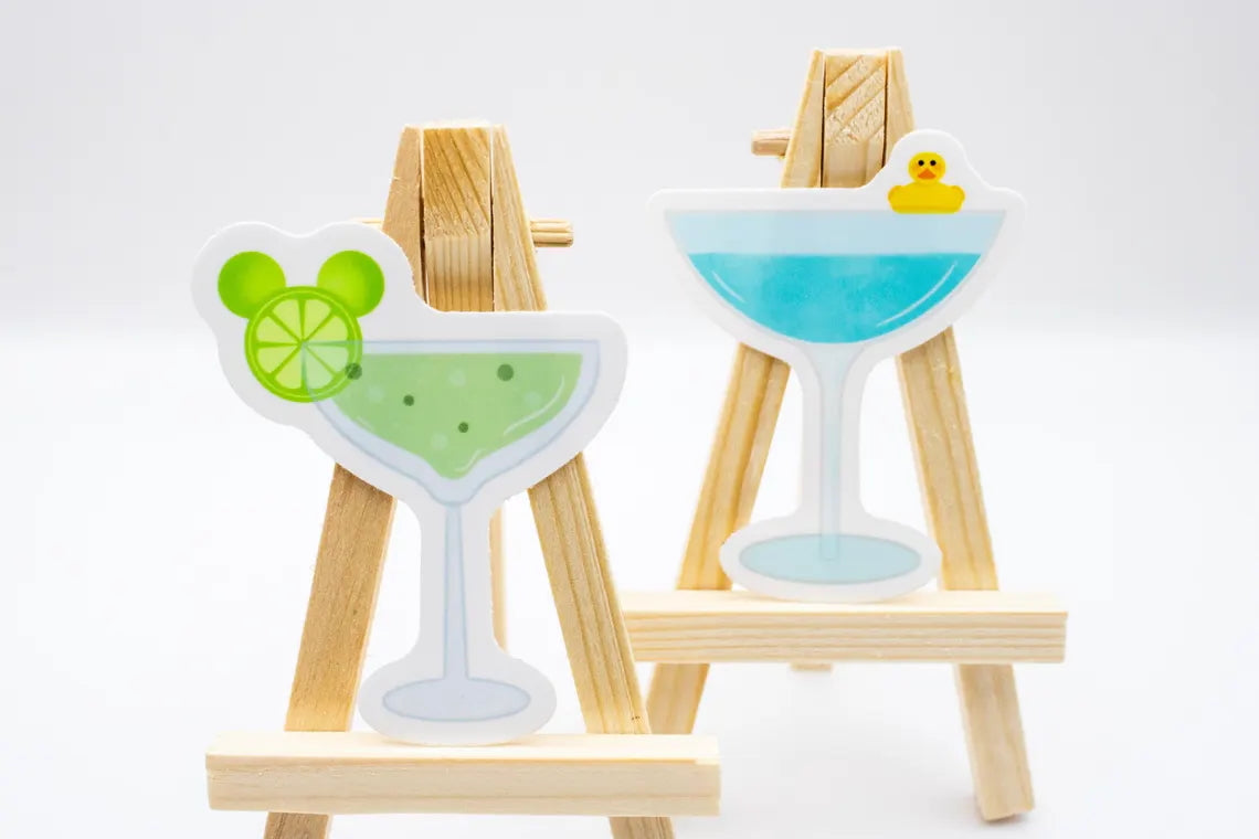 Duck Duck Razz Cocktail Sticker