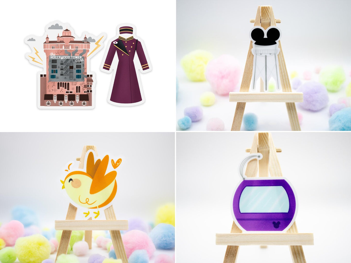 Hollywood Studios Sticker Bundle of 5