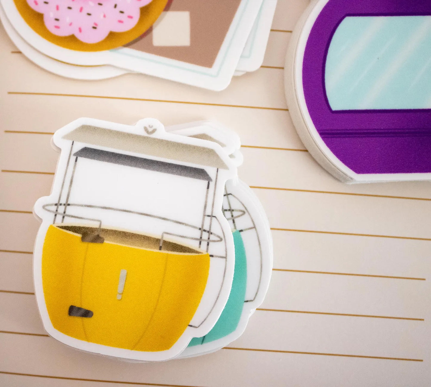 Yellow Disney Skyway Sticker