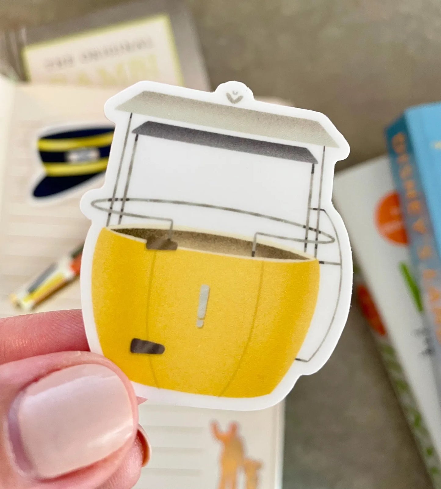 Yellow Disney Skyway Sticker