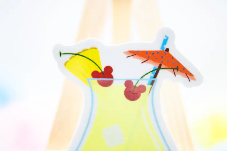 Disney Cocktails Sticker Set of 4