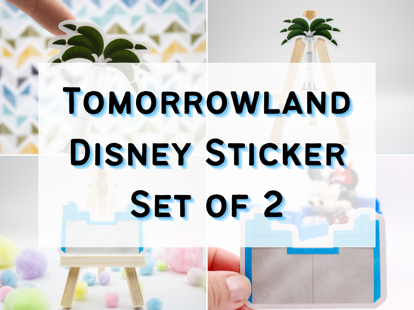 Tomorrowland Sticker Set of 2