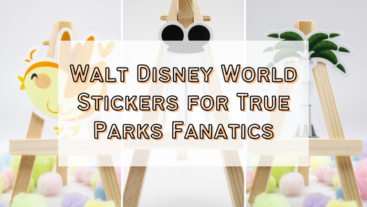 6 Walt Disney World Stickers for True Parks Fanatics