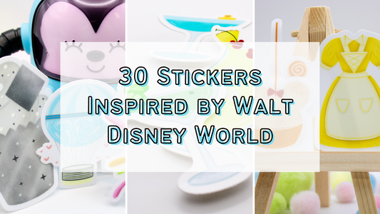 30 Stickers Inspired by Walt Disney World Theme Parks (That You've Never Seen!)