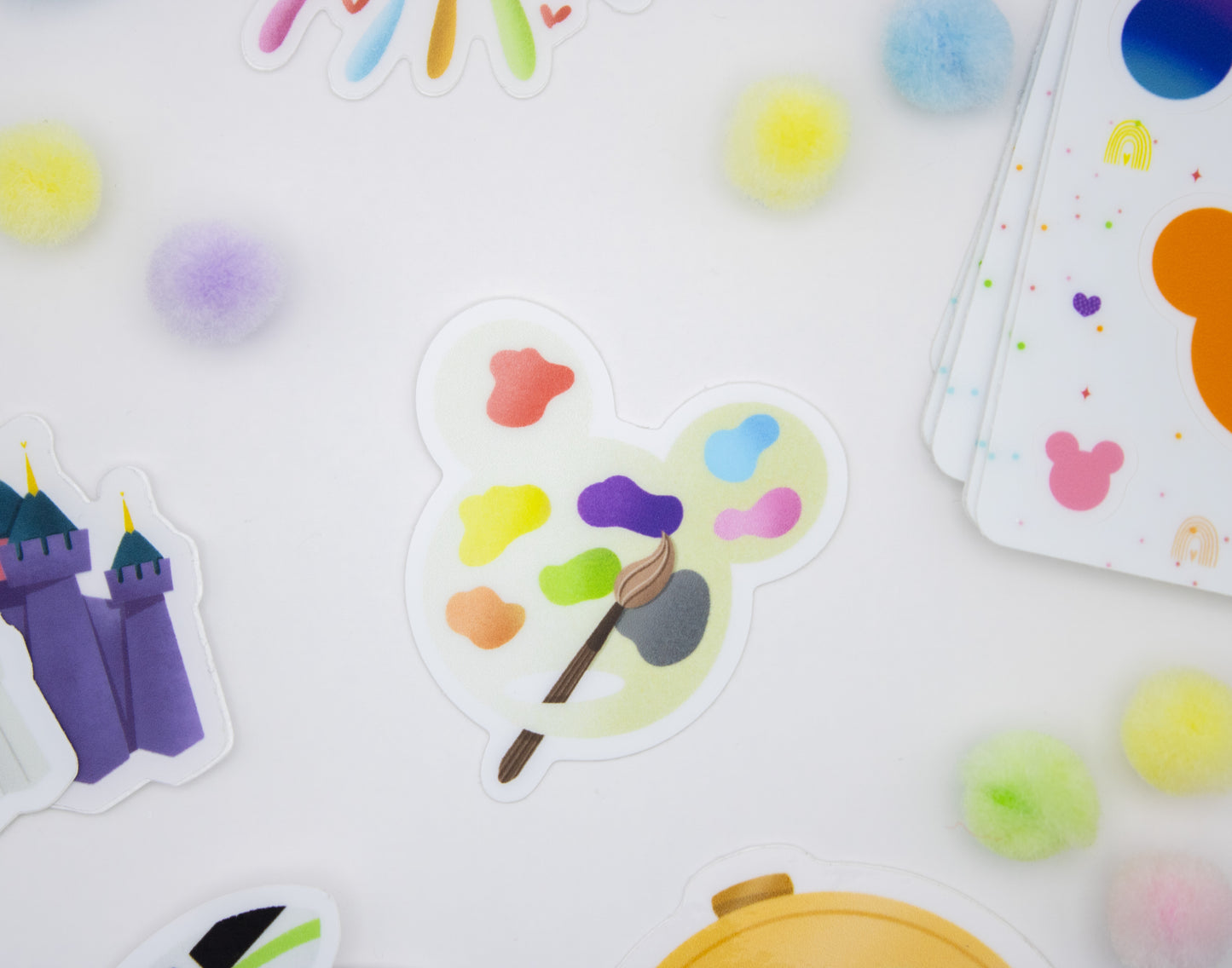 Mickey Artist Palette Sticker