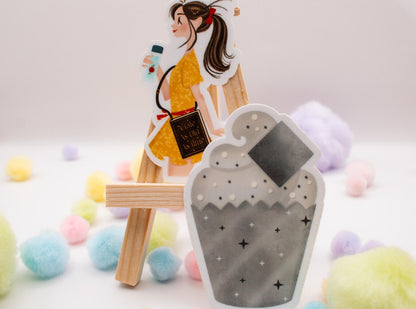 Belle at the Park and Grey Stuff Cupcake Sticker Set