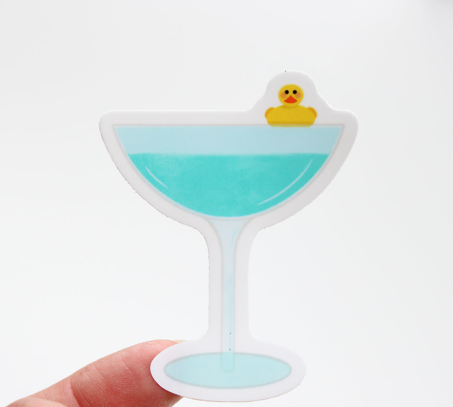 Duck Duck Razz Cocktail Sticker