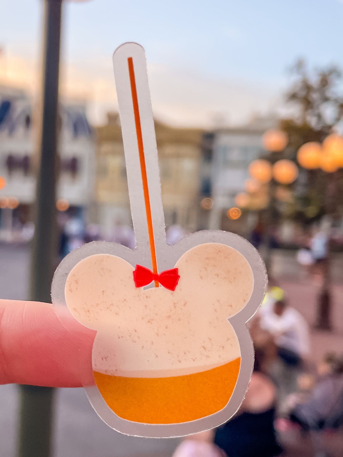 Minnie Caramel Apple Sticker