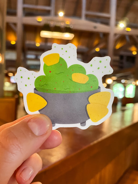 Chips and Guacamole Sticker