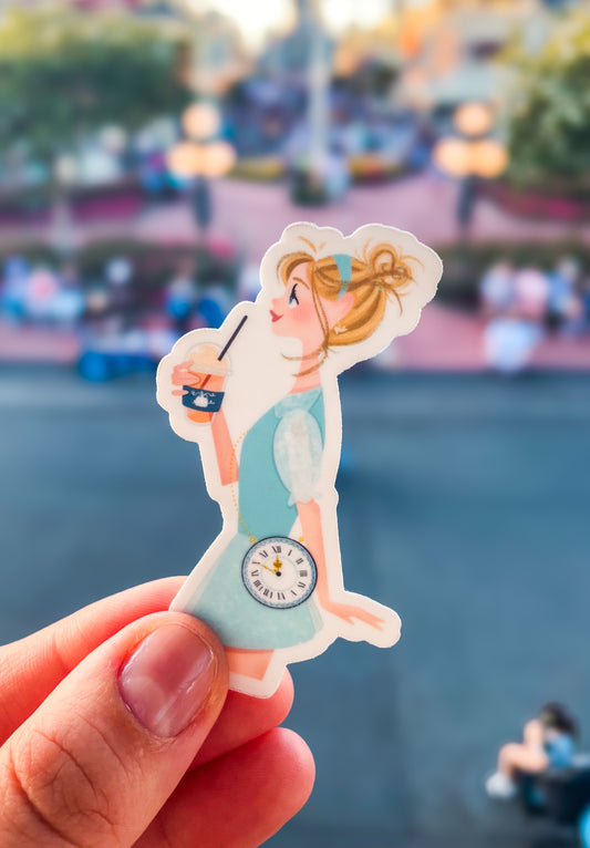 Cinderella Sticker | Princess at the Park Collection