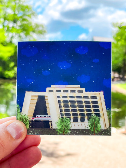 Contemporary Resort Sticker