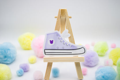 Purple Converse Sticker with Mickey Logo