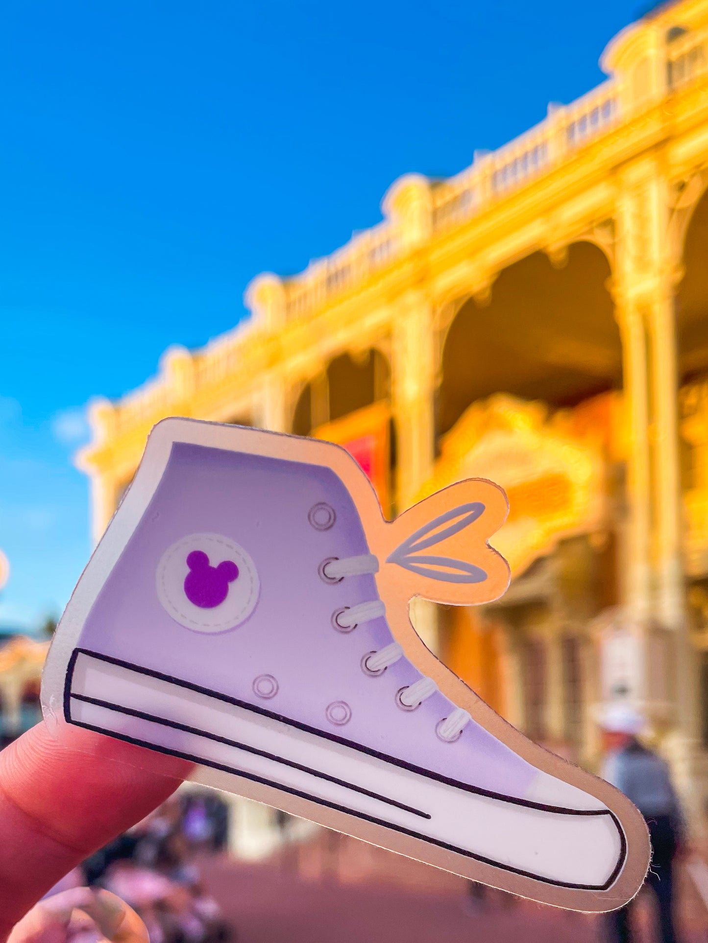 Mickey Converse Sneaker Sticker