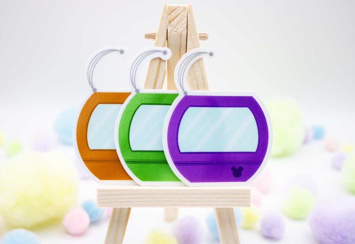 Disney Skyliner Sticker Set of 3