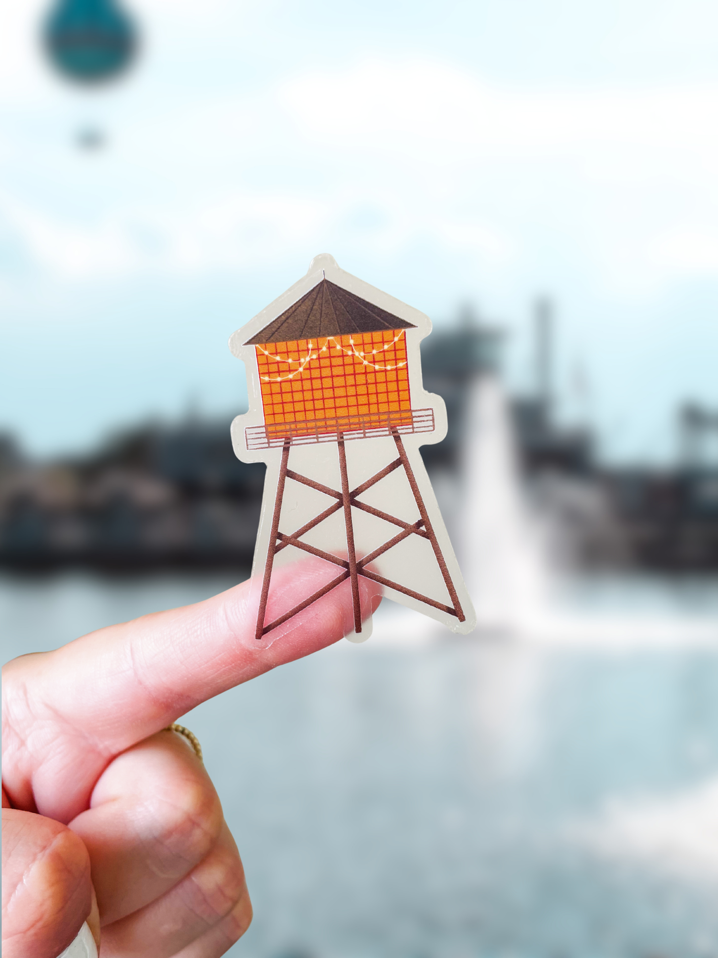 Water Tower at Disney Springs Sticker