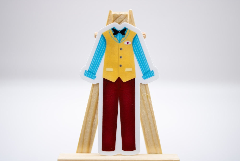 Runaway Railway Cast Member Costume Sticker with Vest