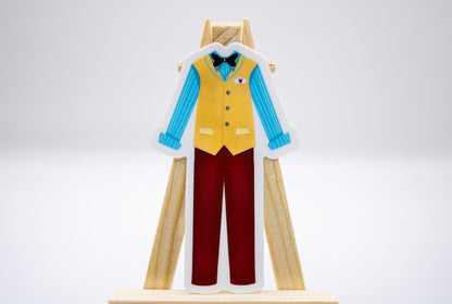 Runaway Railway Cast Member Costume Sticker with Vest