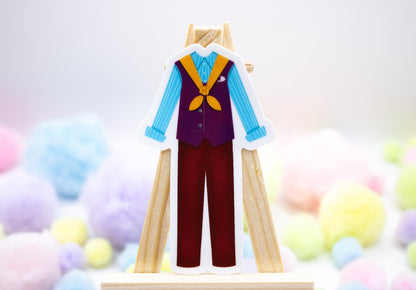 Runaway Railway Cast Member Costume Sticker with Scarf