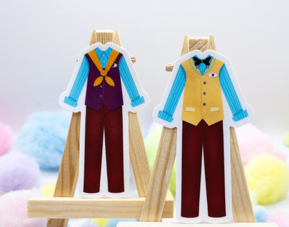 Runaway Railway Cast Member Costume Sticker with Scarf