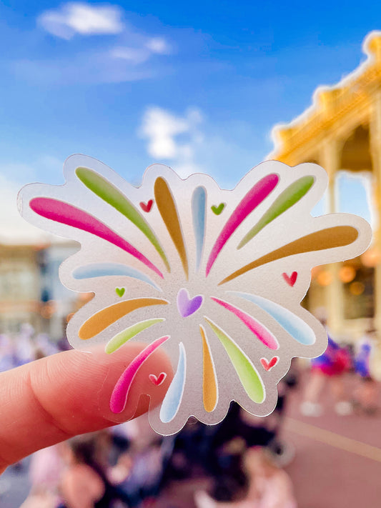 Disney Fireworks Sticker