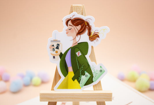 Healthy Disney Girl Sticker