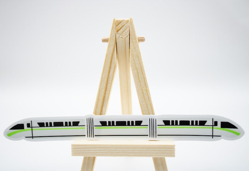 Green Disney Monorail Sticker