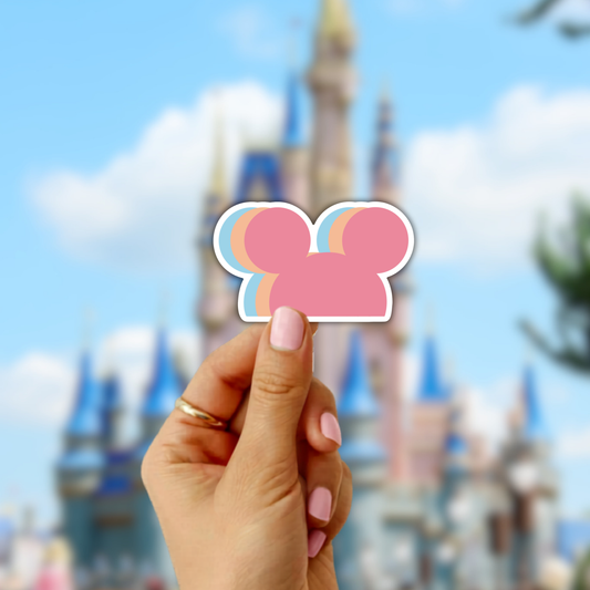 Pastel Mickey Mouse Sticker