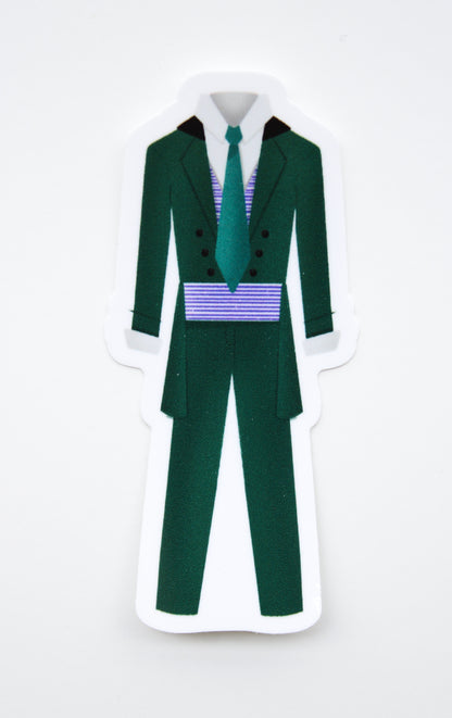 Haunted Male Cast Member Sticker